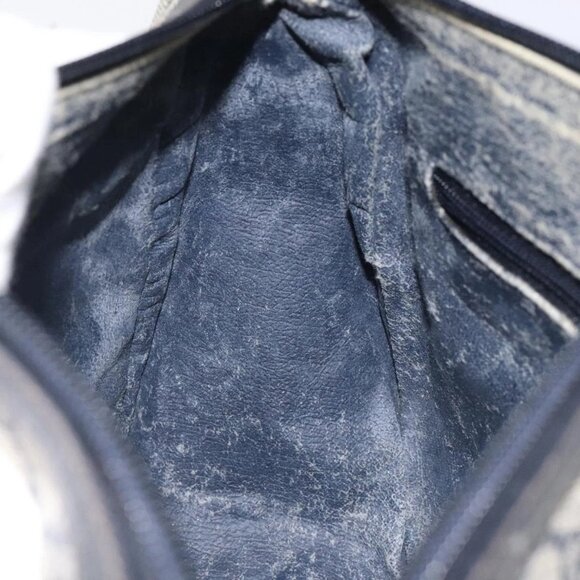 GUCCI GG Supreme Sherry Line Bag PVC Navy Gold Red 89 02 032 Auth BA1735 - Picture 11 of 16